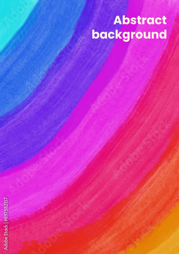 Abstract background with paint strokes. Vector template for banners, posters, brochures.