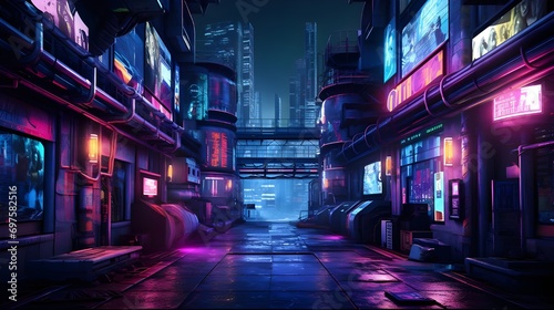 futuristic city