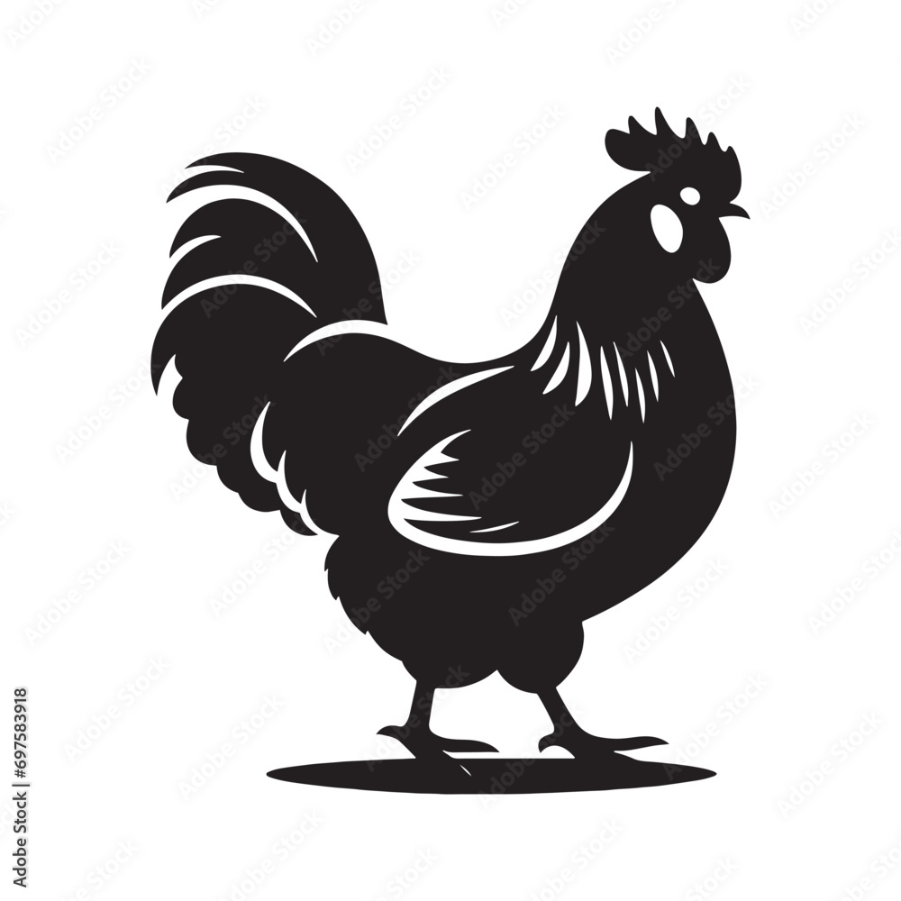 Countryside Silhouette: Hen and Cock Roaming, Sunset Shadows, and Peaceful Farm Landscape in Serene Twilight - Minimallest silhouette of farm
Countryside Silhouette: Hen and Cock Roaming, Sunset Shadows, and Peaceful Farm Landscape in Serene Twilight - Minimallest silhouette of farm