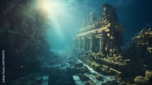 Underwater ruin © 1_0r3