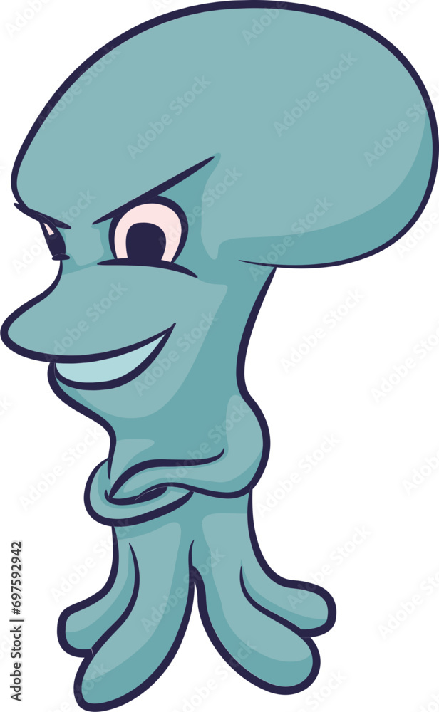 Obraz premium Vector Animal Graffiti Clipart Element