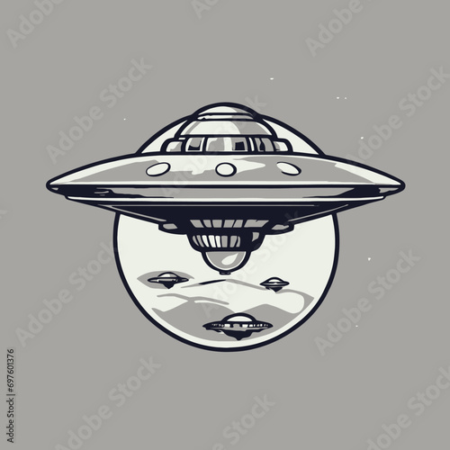 Ufo Logo EPS Format Very Cool Design