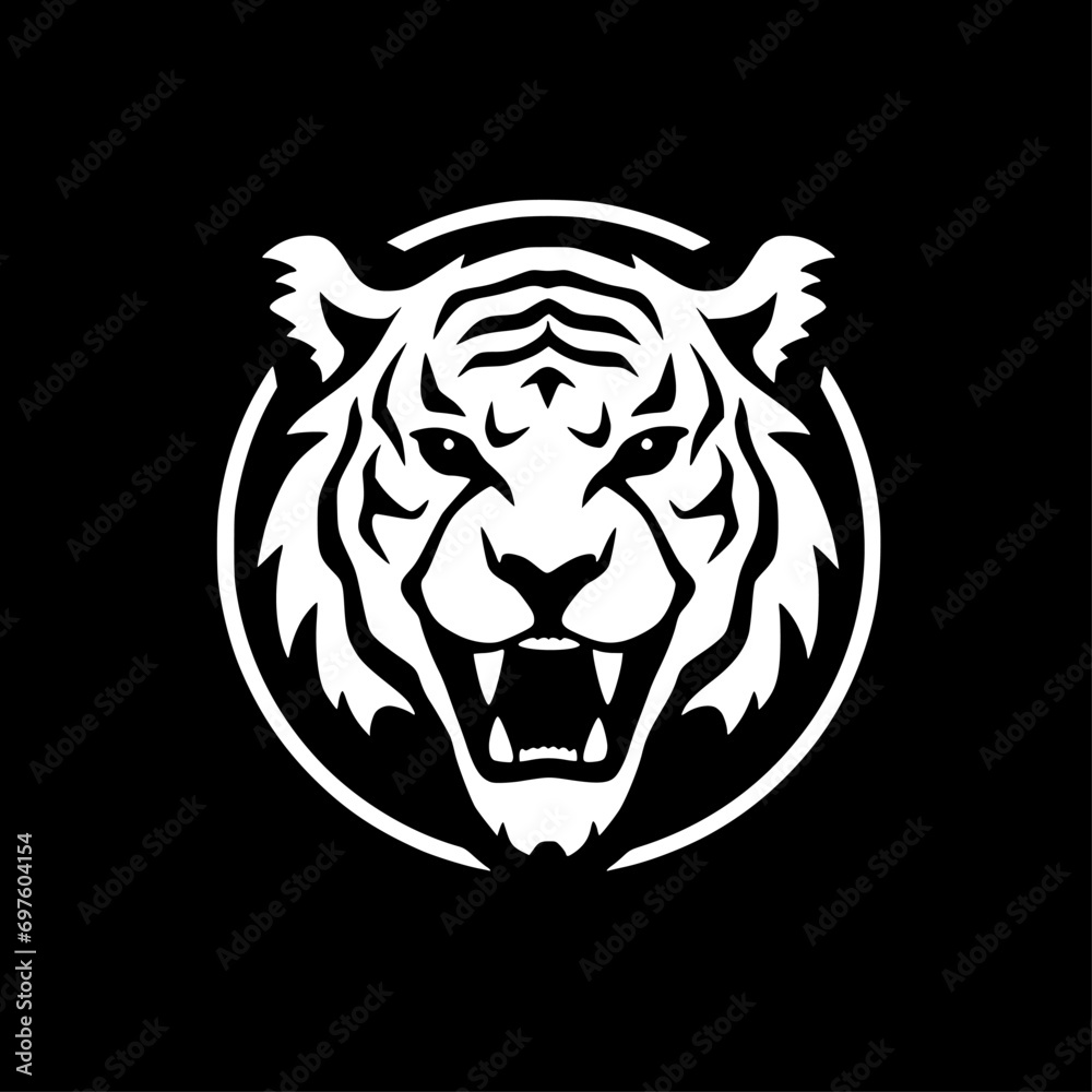 Tiger | Minimalist and Simple Silhouette - Vector illustration Tiger | Minimalist and Simple Silhouette - Vector illustration