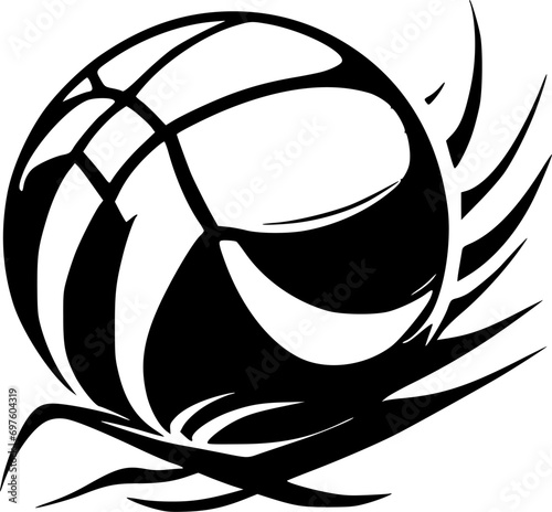 Volleyball - High Quality Vector Logo - Vector illustration ideal for T-shirt graphic