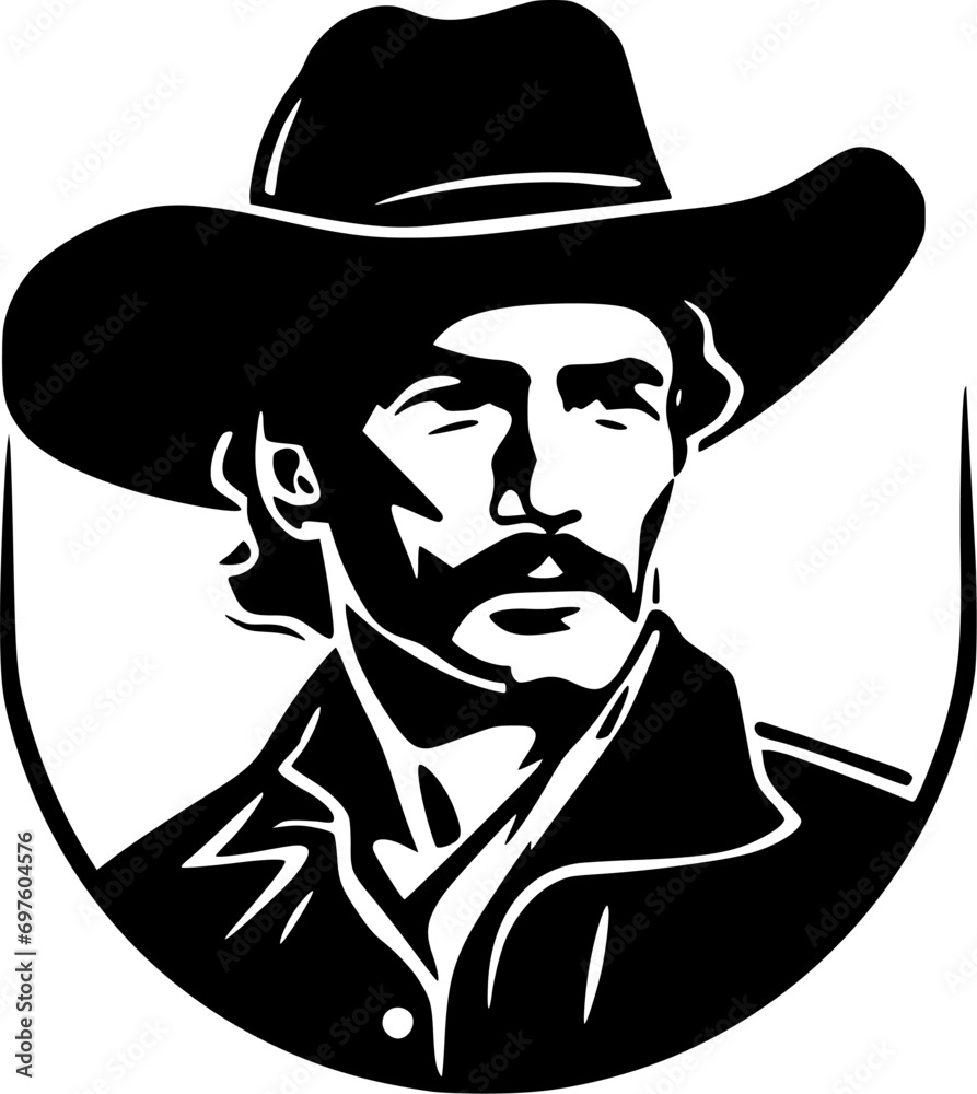Western | Minimalist and Simple Silhouette - Vector illustration Western | Minimalist and Simple Silhouette - Vector illustration