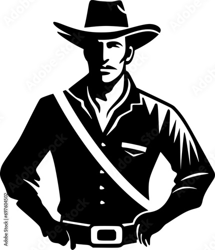 Western - High Quality Vector Logo - Vector illustration ideal for T-shirt graphic