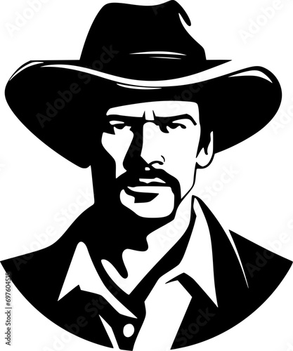 Western - High Quality Vector Logo - Vector illustration ideal for T-shirt graphic