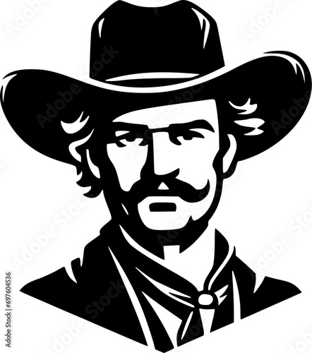 Western - High Quality Vector Logo - Vector illustration ideal for T-shirt graphic