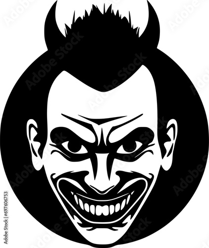 Clown - High Quality Vector Logo - Vector illustration ideal for T-shirt graphic