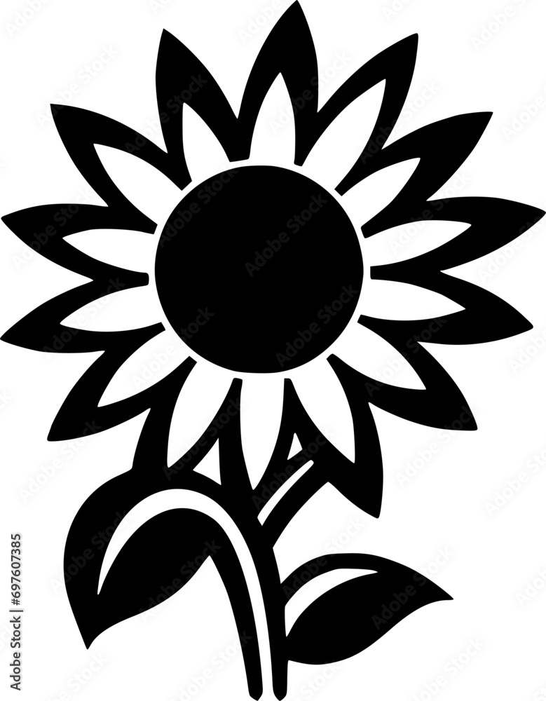 Flower | Minimalist and Simple Silhouette - Vector illustration Flower | Minimalist and Simple Silhouette - Vector illustration