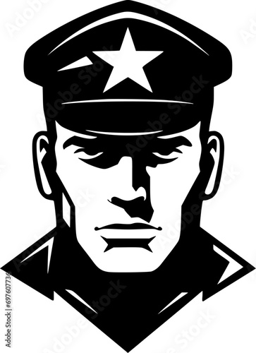 Military | Minimalist and Simple Silhouette - Vector illustration