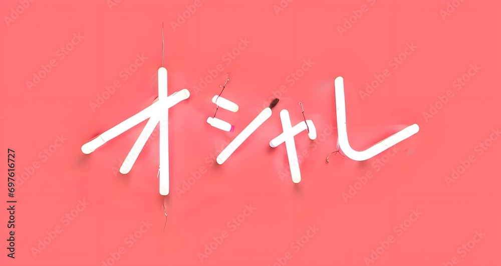かわいいネオン背景 かわいいネオン背景