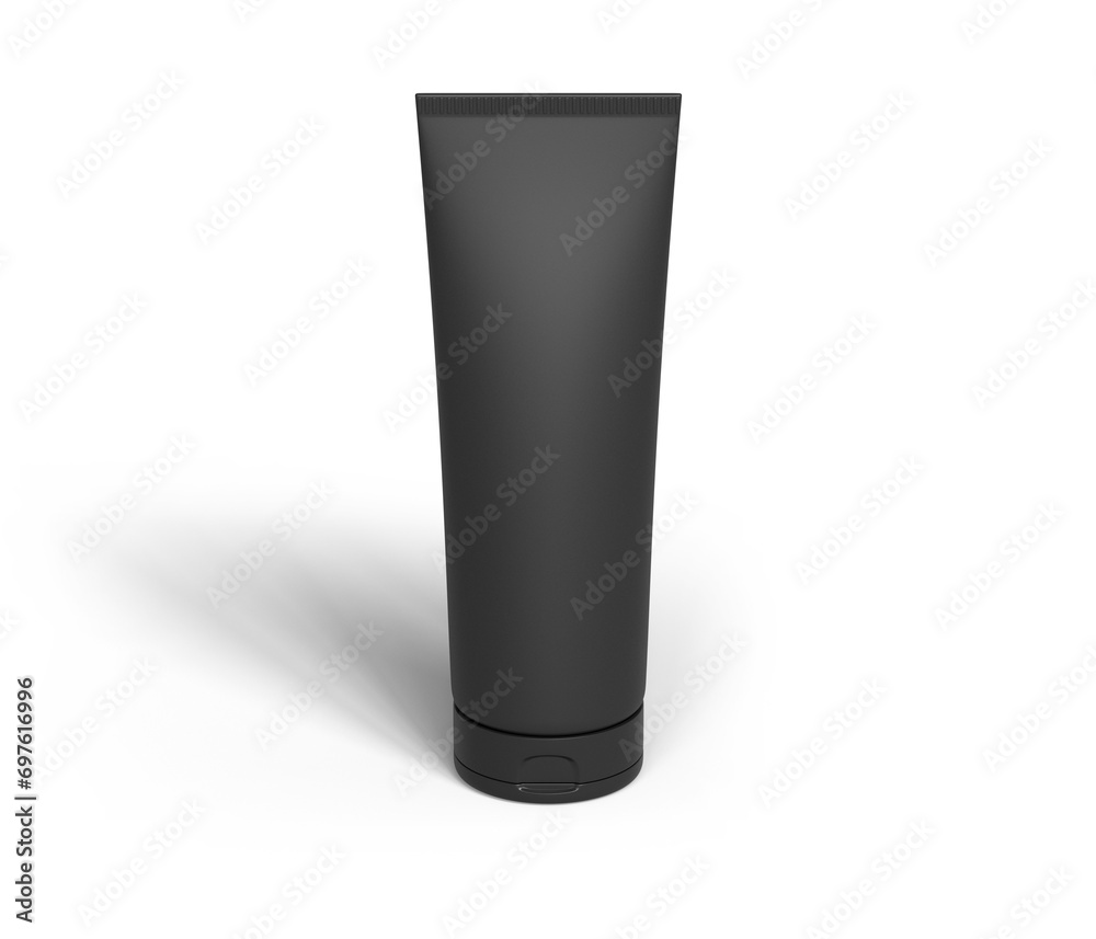 블랙 빈 용기 목업 Blank Black Tube Mock up 블랙 빈 용기 목업 Blank Black Tube Mock up