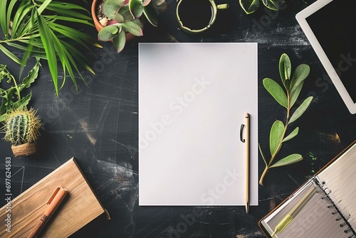 Professional Blank A4 Sheet Mockup PSD for Customization Needs