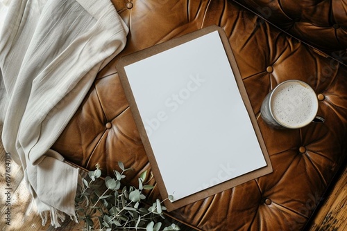 Graphic Templates for White A4 Sheet Mockup Display Projects