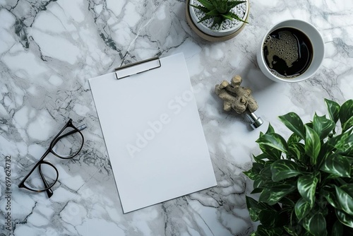 Realistic A4 Sheet Mockup for Graphic Design Professionals