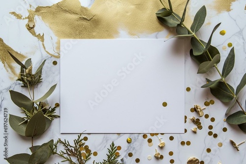 Creative Lifestyle Scene A4 Sheet Mockup for Artistic Display