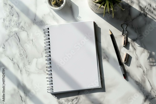 Realistic Display A4 Sheet Mockup Scene for Professional Use
