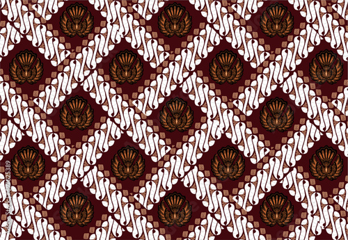 Batik Indonesian: is a technique of wax-resist dyeing applied to whole cloth, or cloth made using this technique originated from Indonesia.