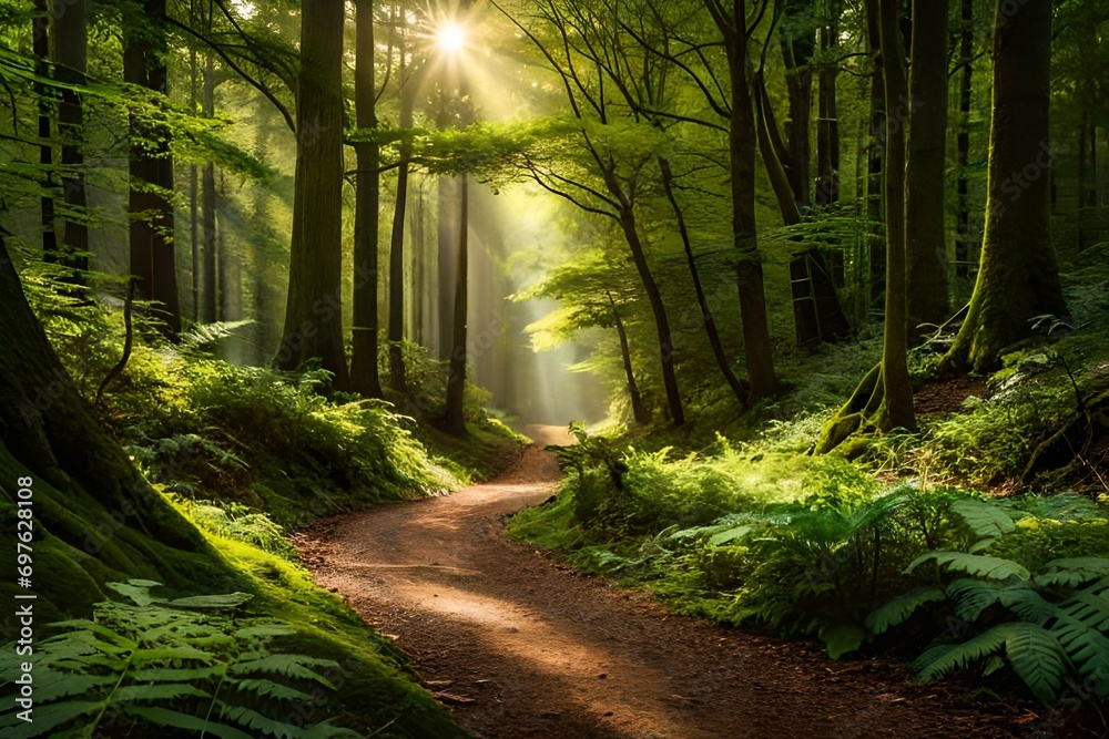 Obraz premium path in the forest