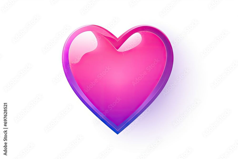 Heart Icon, Love Symbol Valentine Silhouette Wedding Pictogram Simple Heart