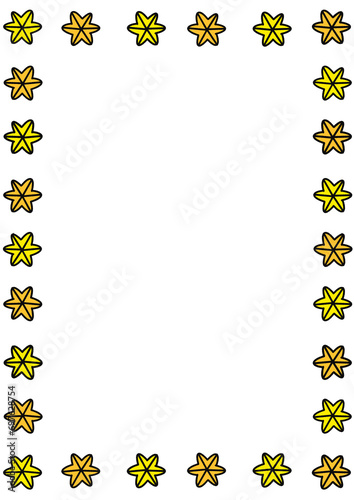 Christmas star border2 photo