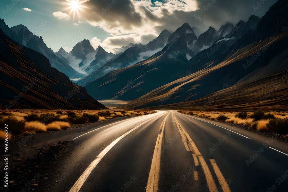 Road in Mountains