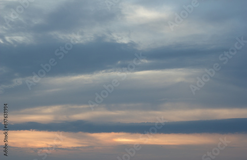 Fototapeta Naklejka Na Ścianę i Meble -  Beautiful sky at sunset, background with sunset