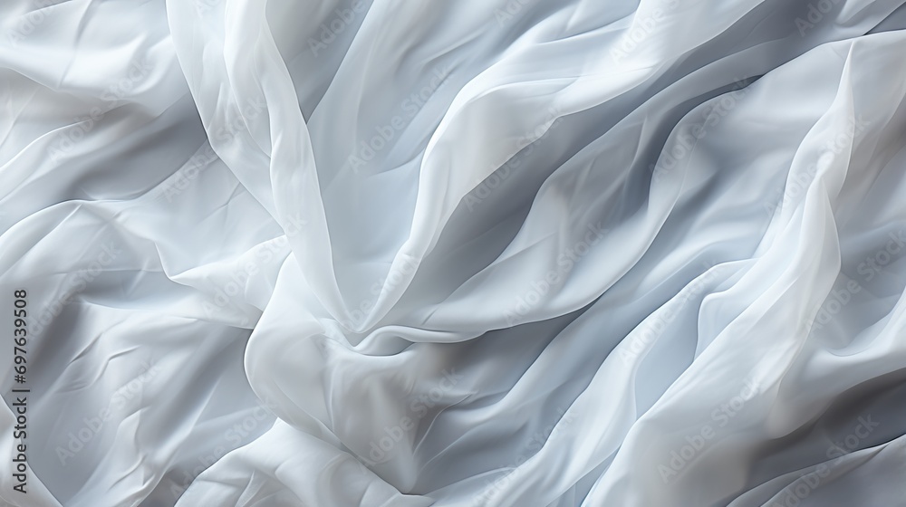 Fototapeta premium A delicate canvas of pure white, woven with threads of endless possibilities, beckons to be adorned with personal expression