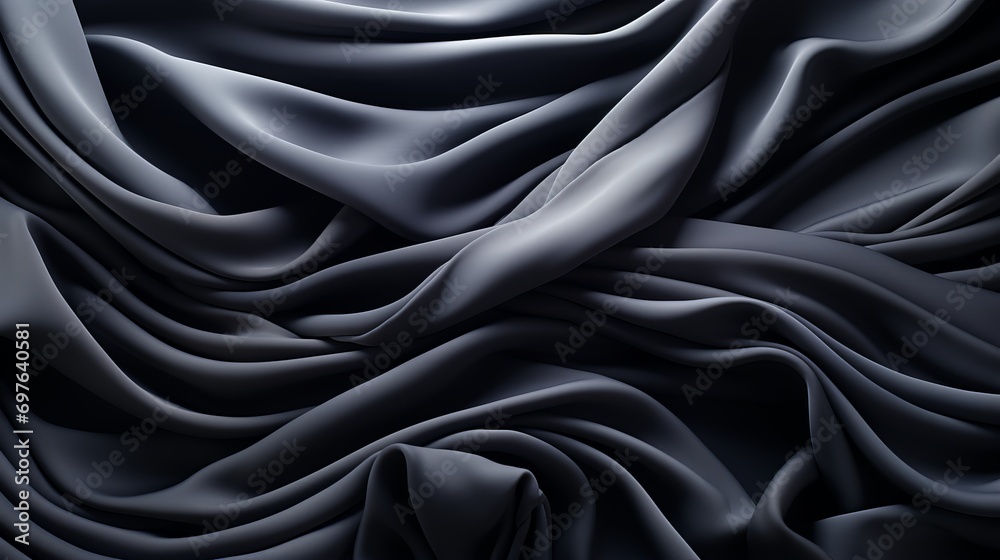 Fototapeta premium An intricate and vibrant display of woven threads creates a mesmerizing abstract art piece, evoking a sense of texture and depth within the fabric