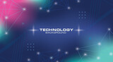 Abstract network gradient background. Network technology
