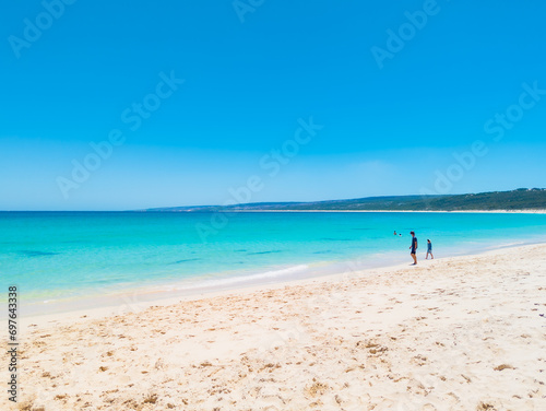 Blue Skies, White Sand, and the Crystal Clear Waters of Hamelin Bay 