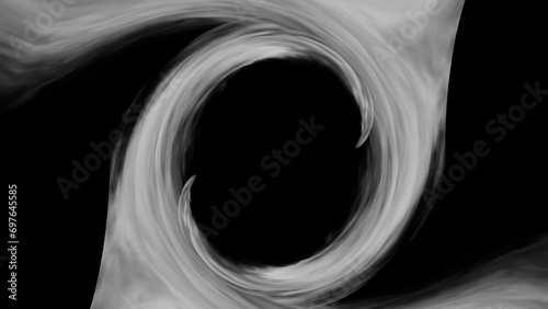 Fototapeta Naklejka Na Ścianę i Meble -  Abstract spiral smoke. Computer generated 3d render