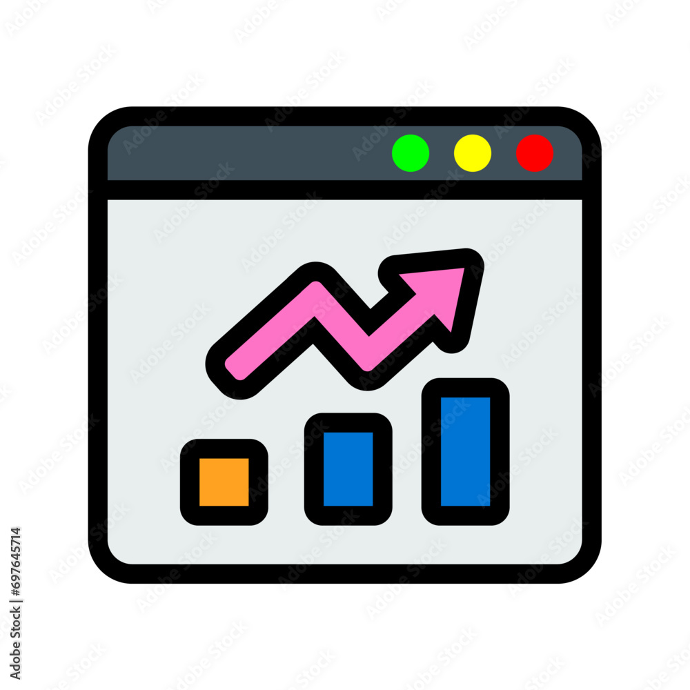 Seo, web, profit, chart, bar, report, browser, content, page, website Icon Seo, web, profit, chart, bar, report, browser, content, page, website Icon