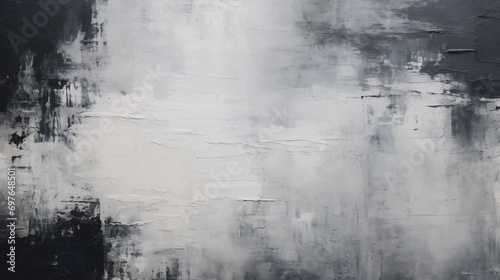 Closeup of abstract rough bright black grey painting texture, with oil brushstroke, pallet knife paint on canvas, seamless pattern, copy paste area for texture