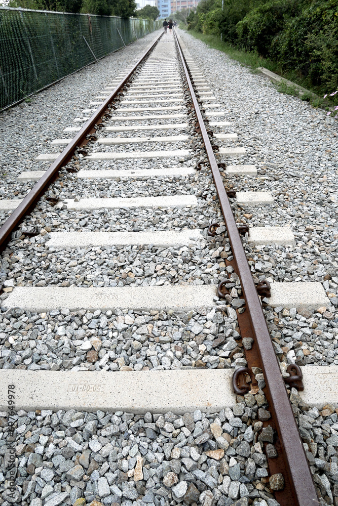 Naklejka premium 철도