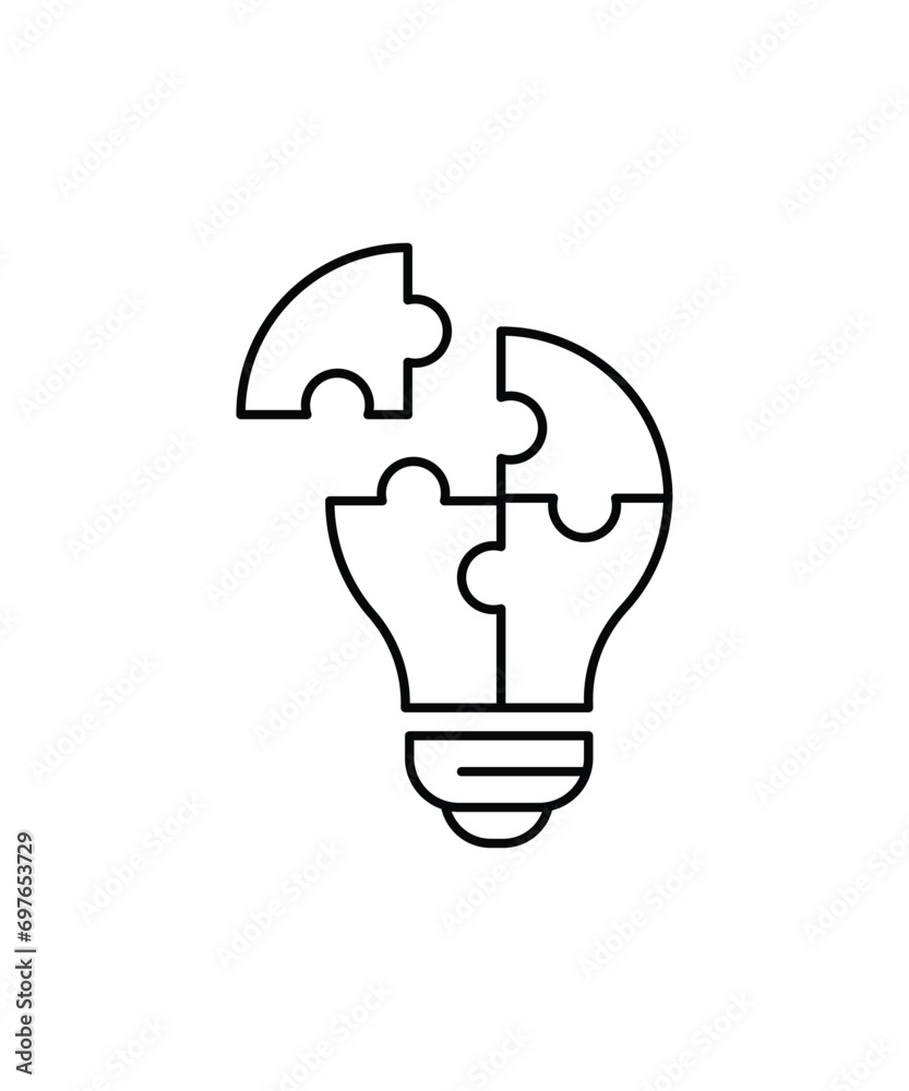 problem solution icon, vector best line icon. problem solution icon, vector best line icon.