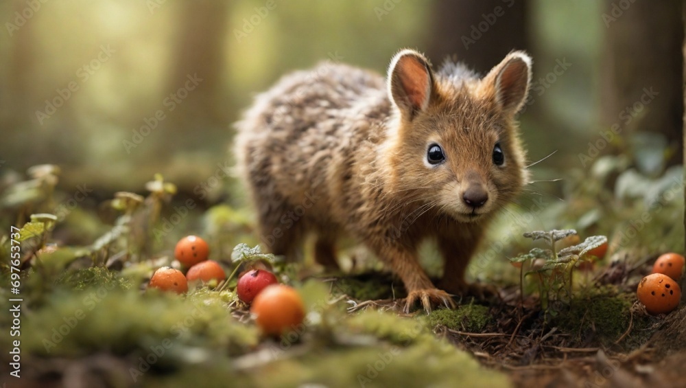 Obraz premium forest with sunlight