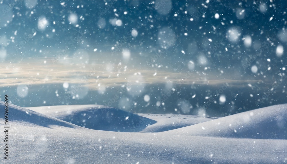 Snowfall Falling beautiful ultrawide background image of light snowfall falling over of ...