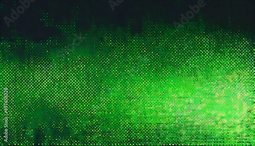dither pattern bitmap texture halftone radial gradient vector panoramic abstract background glitch screen with flicker pixels effect wide wallpaper 8 bit pixel art retro video game green abstraction photo