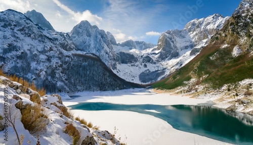 trnovacko lake a frozen alpine jewel in piva national park montenegro