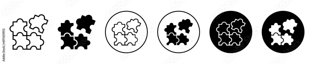 Puzzle icon. jigsaw square block pattern to match together in group. mutual collaboration in business to connect each other in combination to complete puzzle game symbol vector. jigsaw puzzle piece Puzzle icon. jigsaw square block pattern to match together in group. mutual collaboration in business to connect each other in combination to complete puzzle game symbol vector. jigsaw puzzle piece