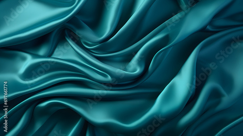 This dark teal satin fabric is perfect for design, curtains, or drapery on special occasions like Christmas, Valentine's Day, anniversaries, and celebrations.