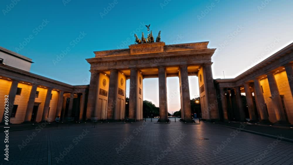 Hyperlapse of Brandenburg Gate in Berlin