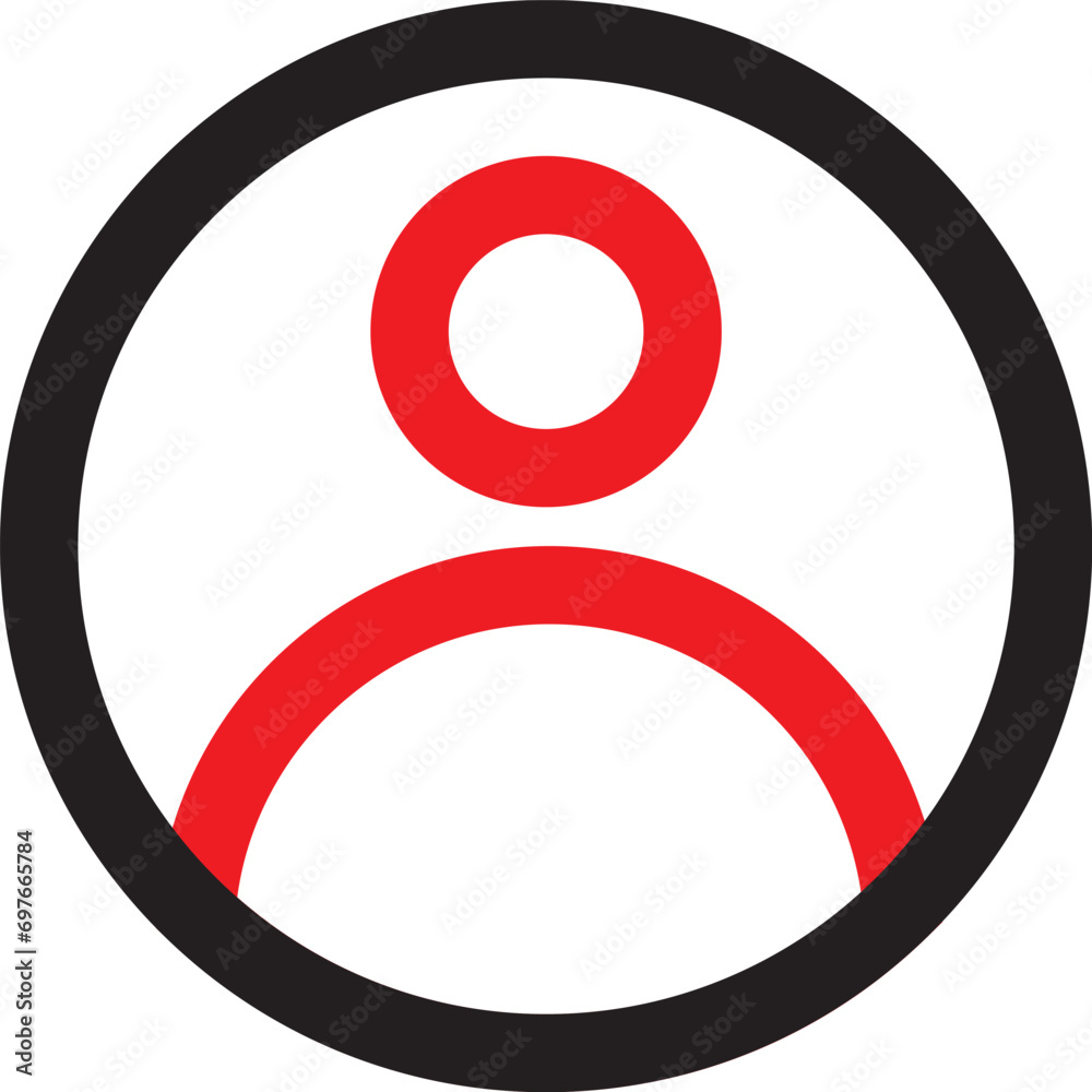 Home icon design, with black and red outline style Home icon design, with black and red outline style
