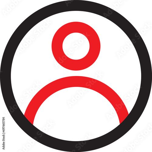 Free Download Home icon design, with black and red outline style - GFXLoad