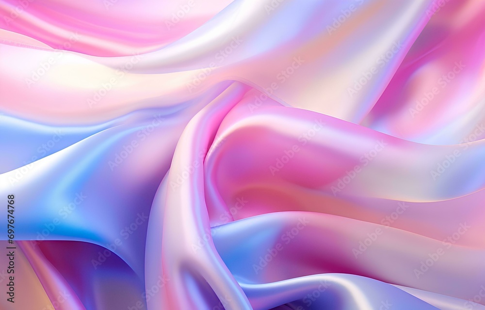 Fototapeta premium abstract background of elegant pink silk or satin texture with some smooth folds in it