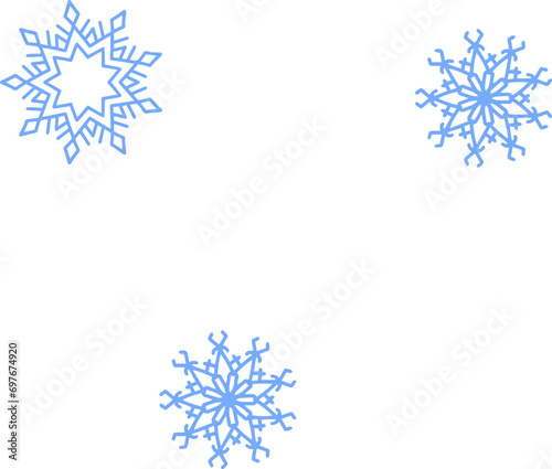 hand drawing sketch snowflake