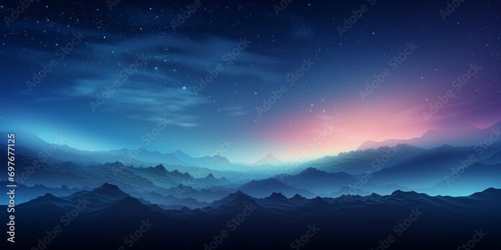 Fototapeta premium Abstract dark blue gradient grayscale for web background design. Retro vintage style. Abstract background. Trendy style.