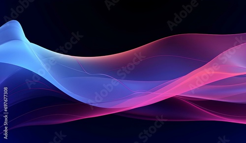 Abstract background with wavy lines. illustration for your design.